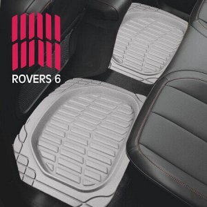 Коврики а/м CARFORT "Rovers 6" термопласт NBR, к-т 4шт. Grey