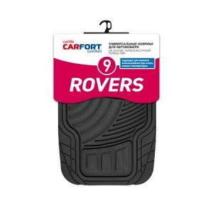 Коврики а/м CARFORT "Rovers 9" термопласт NBR, к-т 4шт. Black