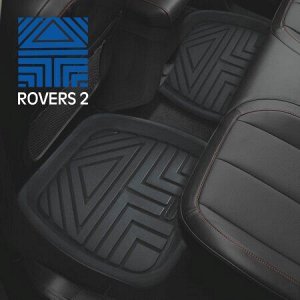 Коврики а/м CARFORT "Rovers 2" термопласт NBR, к-т 4шт. Black