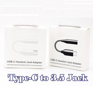 Переходник адаптер c Type-C (USB-C) на Jack 3.5mm