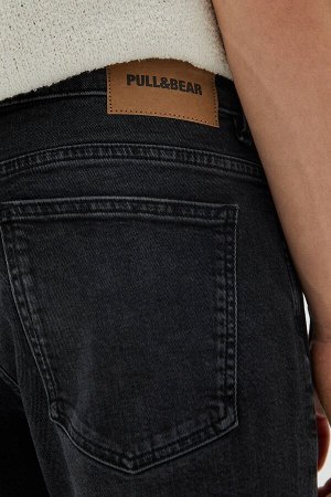 Черные джинсы Slim Comfort Fit с эффектом выцветания 04683509