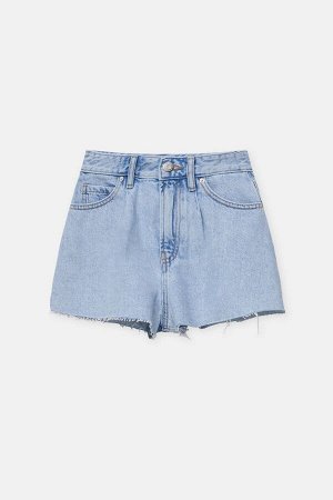 Женские джинсовые шорты с завышенной талией 04699301