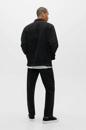 Черная джинсовая куртка 04713508