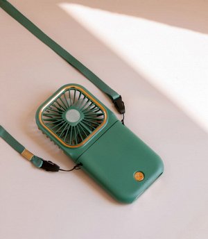 Портативный складной вентилятор "Mini", зеленый