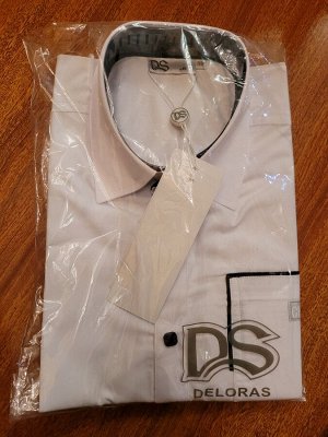 Рубашка Deloras Белый Короткий рукав р. 140