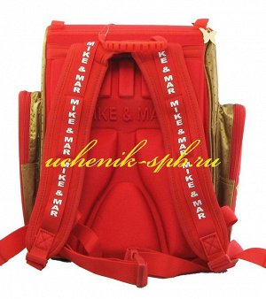 1074-mm-506 рюкзак+мешок (Бабочка) красн/зол h36
