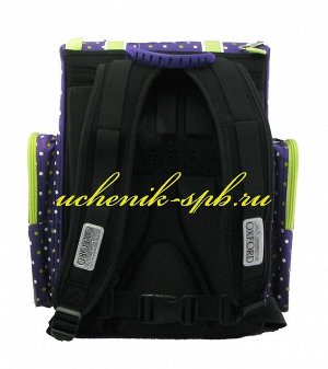 1074-ox-136 рюкзак+мешок (OXFORD) фиол/зел h36