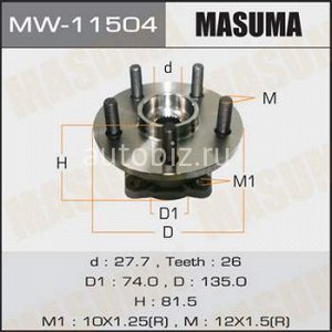 Ступичный узел MASUMA rear AVENSIS/ AZT255 *