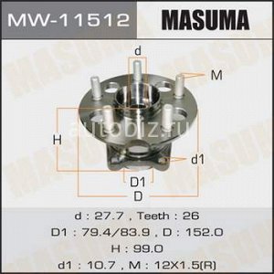 Ступичный узел MASUMA rear RAV4/ ACA21L *