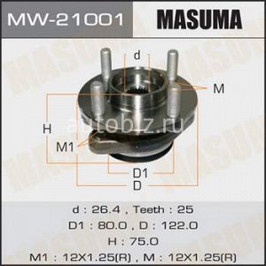 Ступичный узел MASUMA front CUBE/ Z12  (with ABS) *