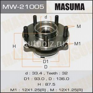 Ступичный узел MASUMA front MURANO/ Z51 *