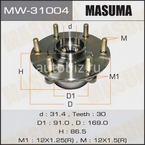 Ступичный узел MASUMA front PAJERO/ V87W, V97W *