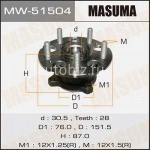 Ступичный узел MASUMA rear CR-V/ RE4  (with ABS) *