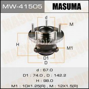 Ступичный узел MASUMA rear MAZDA 3, AXELA / BK5P   08- *