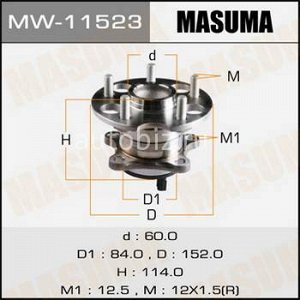 Ступичный узел MASUMA rear VENZA / AGV10L, GGV10L   RH   (with ABS) *