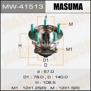 Ступичный узел MASUMA rear CX-7, MAZDA 6    06-   (with ABS) *