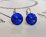 Серьги с кристаллами Swarovski