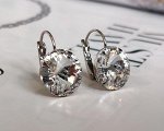 Серьги с кристаллами Swarovski