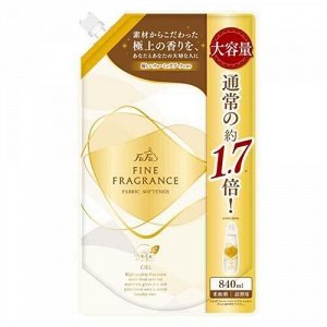 Антистатический кондиционер FaFa Fine Fragrance "Ciel" для белья с прохладным ароматом белых цветов 840 мл (мягкая упаковка с крышкой)