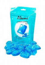 Капсулы для стирки ALEUMI Ocean Breeze 3в1 (Океанский Бриз) , пакет 10шт*8гр. Высококонцентрированное средство с 8-кратной силой очищения. Смягчение ткани, парфюмированный аромат.