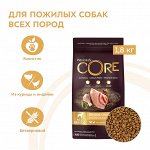 CORE Корм из индейки с курицей для пожилых собак всех пород 1,8 кг