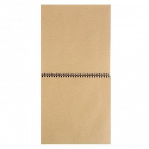 Блокнот для зарисовок 25*25 см, 60 листов на гребне Sketchbook, крафтовая бумага 80г/м2