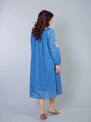 Платье-туника (хлопок) с вышивкой №23-530-2