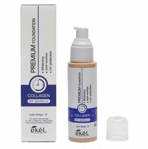 Ekel cosmetics Тональная основа с коллагеном с SPF50+ PA +++, тон № 21, 100 гр.
