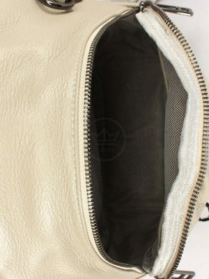 Рюкзак жен натуральная кожа GU 2066-661,  1отд,  3внут+5внеш карм,  бежевый 254729