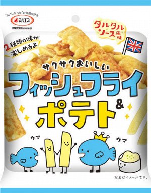 MARUESU TABEKIRI Закуска рыба фри с картофелем, 28 гр