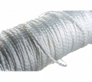 Кручёный капроновый шнур, диаметр 2 мм, длина 50м, катушка, 45кгс СИБИН 50527