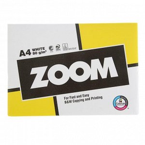 Бумага А4, 500 листов Zoom ColorLok, плотность 80г/м2, белизна 95%/150%