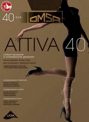 OMS-Attiva 40/6 Колготки OMSA Attiva 40