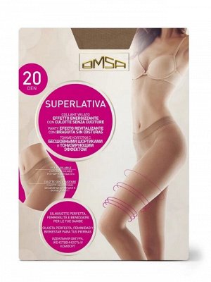 OMS-SuperLativa 20 бесшовные/2 Колготки OMSA SuperLativa 20 бесшовные