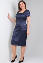 Платье Lady Line 530 т.синий