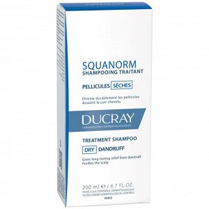 Дюкрэ Шампунь от сухой перхоти, 200 мл (Ducray, Squanorm)