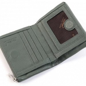 Маленький женский кожаный кошелек на магнитной кнопке VerMari 9949-1806 Олив Грин