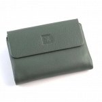 Маленький женский мягкий кожаный кошелек VerMari 9929-1806 Олив Грин
