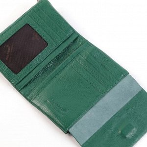 Маленький женский мягкий кожаный кошелек VerMari 9929-1806 Грасс Грин