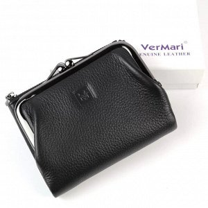 Маленький женский кожаный кошелек VerMari 9930-1806 Блек