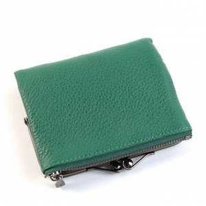 Маленький женский кожаный кошелек с фермуаром VerMari 9930-1806 Грасс Грин