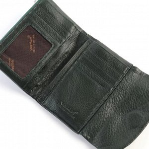Маленький женский мягкий кожаный кошелек VerMari 3907-1806 Грин