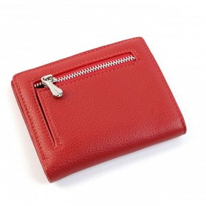 Маленький женский кожаный кошелек на магнитной кнопке VerMari 3812-1806 Ред