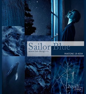 PANTONE 19-4034 Sailor Blue — Моряцкий  синий