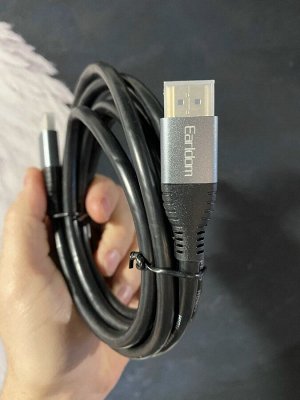 Кабель c HDMI на HDMI Earldom W25 2M version 1.4V