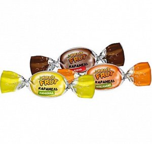 Карамель с шипучей начинкой «KrutFrut» кола, апельсин, лимон (упаковка 0,5 кг)