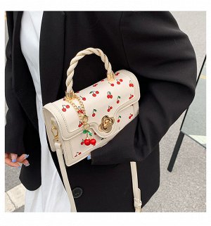 Сумка женская кросс-боди, сумка через плечо, сумка с принтом, экокожа
