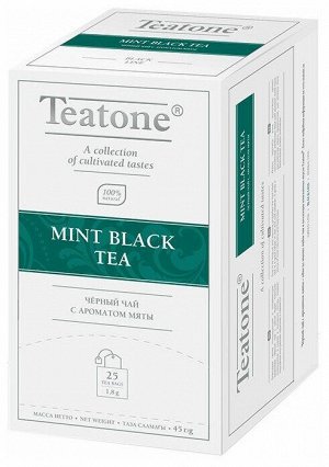 Чай Teaton с мятой,черный 25пак х 1,8гр