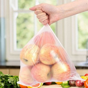 Пакеты пищевые для продуктов   50 штук 25*38 см