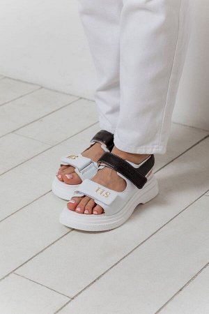 Босоножки Helena Soretti 2301 nero/bianco